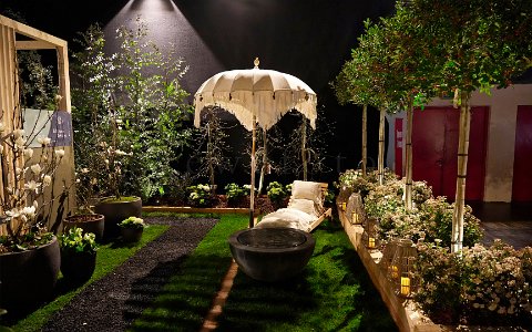 Messe Wels 2025 Schaugärten. Garten Lehner Foto: gewefoto - Gerhard Wenzel