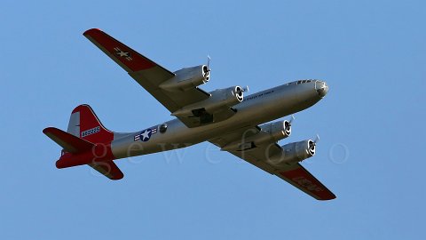 Modellbaumesse Wels B-29 Superfortress auf der Airshow.