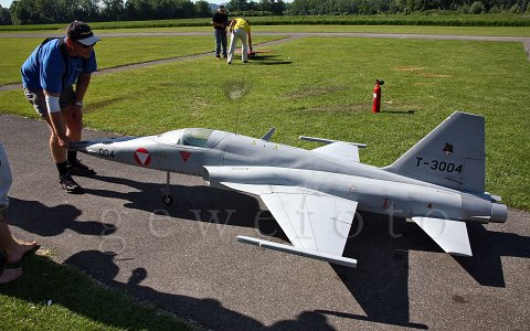 Modellflugtag Enns Northrop F5 Modelljet