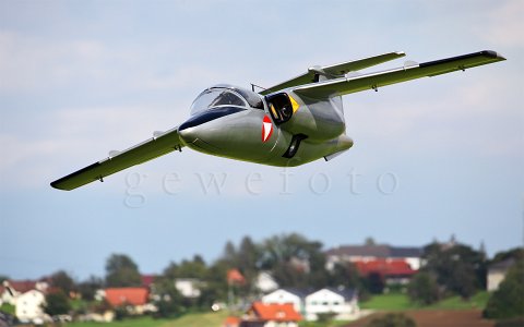 Saab 105 des Bundesheers über Ohlsdorf