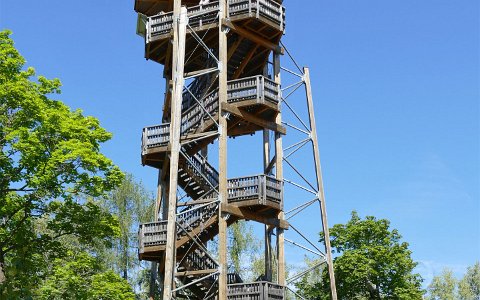 Gmünd Aussichtsturm im Naturpark Blockheide