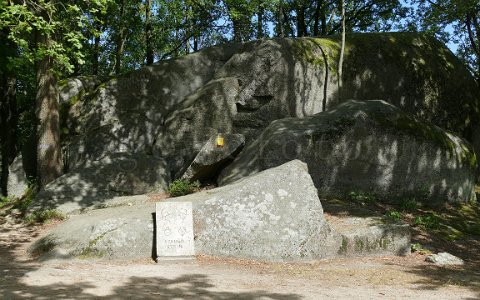 Gmünd Naturpark Blockheide. Schuldstein