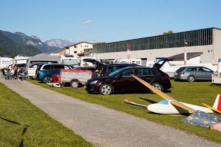 Nitro Days Jettreffen in Niederöblarn. Wohnwagen, Wohnmobil.