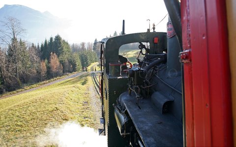 Sonderfahrt mit der Dampf Zahnradbahn auf den Schafberg.