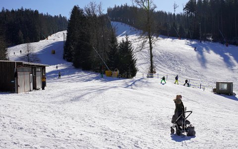 Ski fahren in Eberschwang.
