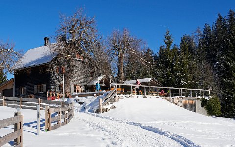 Hütteneck Tour Hütteneckalm im Winter