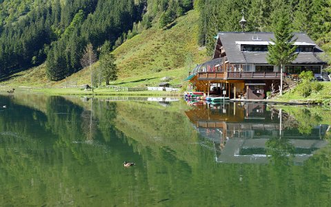 Steirischer Bodensee Wanderung im Seewigtal vom Forellenhof am Bodensee, über den Hüttensee, zum Obersee.