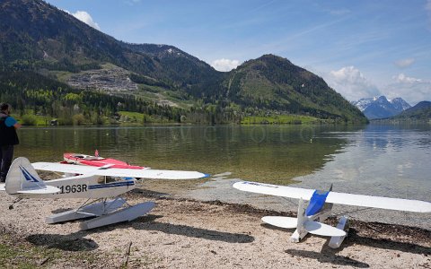 Elektro Wasserfliegertreffen am Grundlsee