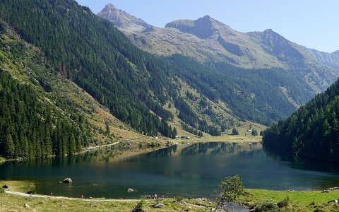 Riesachsee Wilde Wasser, nach der Höllschlucht