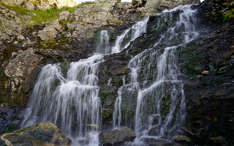 Wasserfall Abfluss der Sonntagkarseen