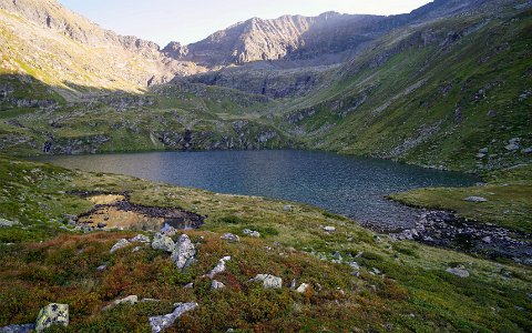 Unterer Sonntagkarsee am Abend