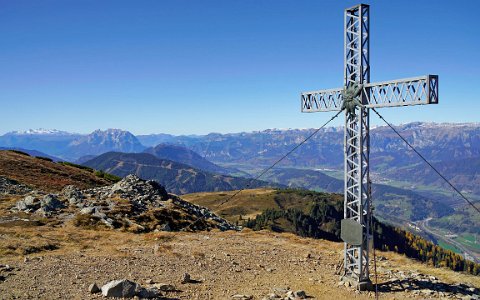 Rottenmann im Ennstal, Gipfelkreuz Stein am Mandl. 2043m